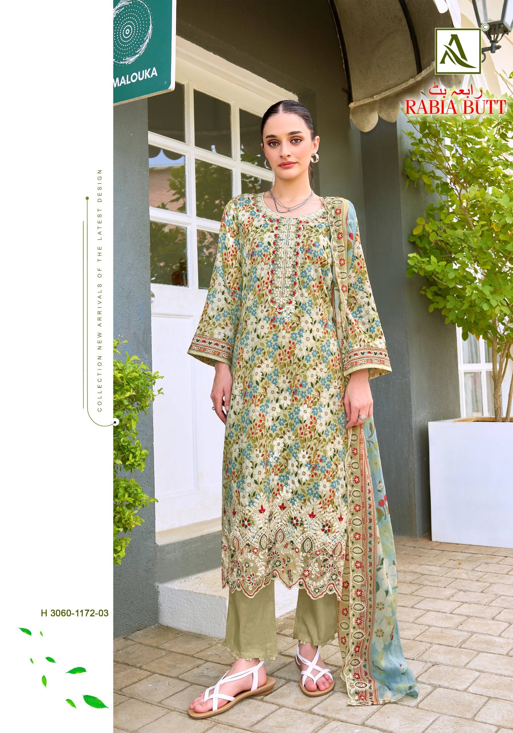 RABIA BUTT BY ALOK SUIT 01 To 08 Series Beautiful Festive Suits Stylish Colorful Fancy Casual Wear & Ethnic Wear Pure Cambric Cotton Dresses At Wholesale Price